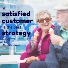 Customer satisfaction is the best strategy